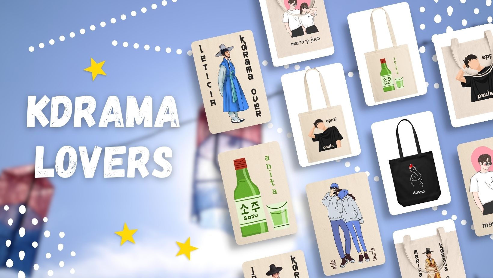 Tote Bags Kdrama Lovers KomsiKomsa